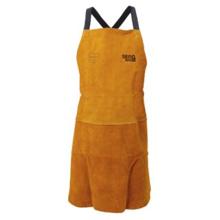 Șorț sudor, piele, cusături kevlar (100x80cm)