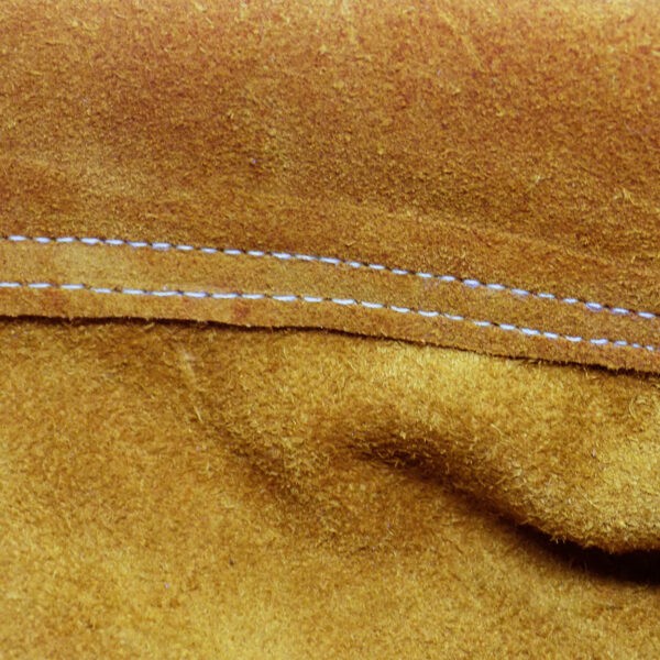 Șorț sudor, piele, cusături kevlar (100x80cm) - imagine 4