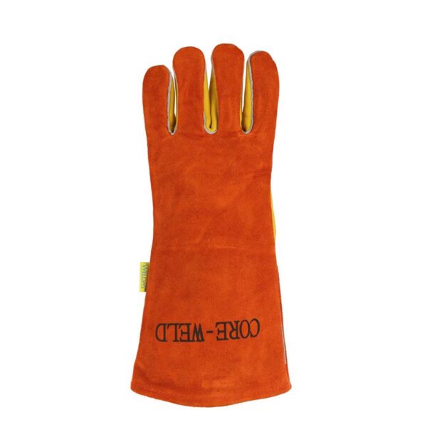 Mănuşă de sudură cu palma din piele box de vită (10-2150XL) - imagine 2