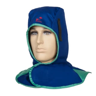 Glugă de sudură din bumbac ignifug, albastru Fire Fox™ (23-6680)