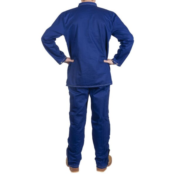 Jachetă de sudură din bumbac ignifug albastru Fire Fox™ (33-2300) - imagine 2