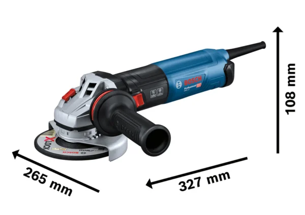Polizor unghiular Bosch GWS 17-125 S, turatie reglabila, 1700 W, 125 mm - imagine 2