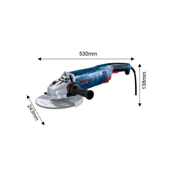 Polizor unghiular Bosch GWS 24-230 JZ Professional - imagine 2