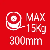 IM2570 BOBINA MAX 15KG 300MM