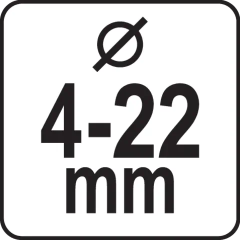 4 22 mm DIAMETER