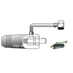 Conector curent 3550 iesire laterala gaz CX0077 Trafimet